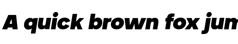 Preview of FONTSPRING DEMO - Neometric Heavy Italic font