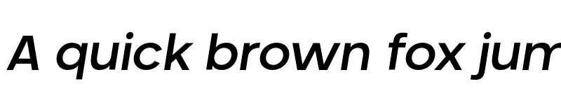 Preview of FONTSPRING DEMO - Neometric Medium Italic font