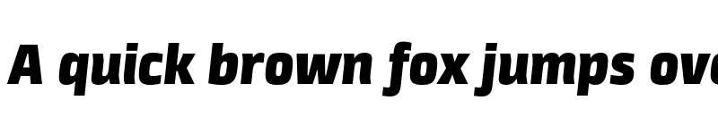 Preview of FONTSPRING DEMO - Neuron Angled Black Black Italic font