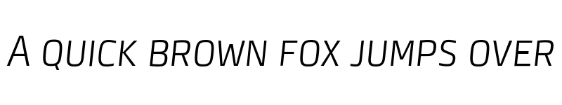 Preview of FONTSPRING DEMO - Neuron Angled SC Extralight Extralight Italic font