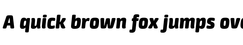 Preview of FONTSPRING DEMO - Neuron Black Italic font