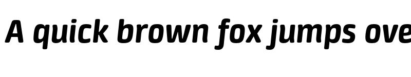 Preview of FONTSPRING DEMO - Neuron ExtraBold Italic font