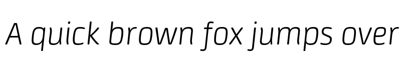 Preview of FONTSPRING DEMO - Neuron ExtraLight Italic font