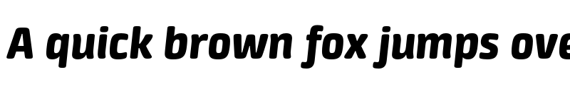 Preview of FONTSPRING DEMO - Neuron Heavy Italic font