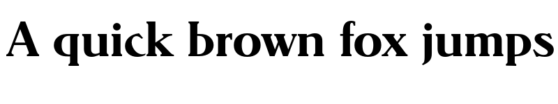 Preview of FONTSPRING DEMO - Nevada Serial Bold font