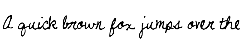 Preview of FONTSPRING DEMO - Never Let Go Normal font