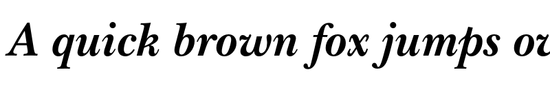 Preview of FONTSPRING DEMO - New Baskerville FS Bold Italic font