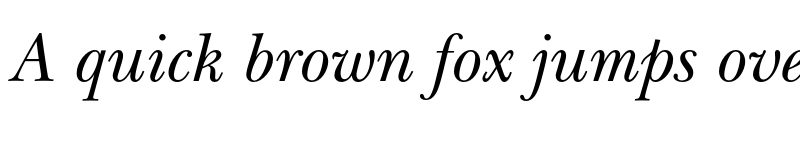 Preview of FONTSPRING DEMO - New Baskerville FS Italic font