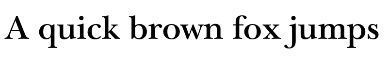 Preview of FONTSPRING DEMO - New Baskerville FS SemiBd Regular font