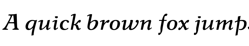 Preview of FONTSPRING DEMO - New Journal Bold Italic font