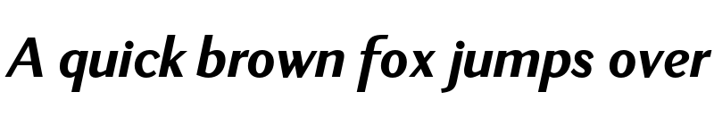 Preview of FONTSPRING DEMO - New Millennium Bold Italic font