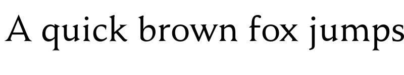 Preview of FONTSPRING DEMO - New Renaissance Regular font