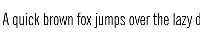 Preview of FONTSPRING DEMO - News Gothic BT Extra Cond Regular font