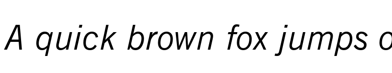 Preview of FONTSPRING DEMO - News Gothic BT Italic font