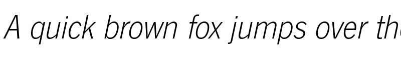 Preview of FONTSPRING DEMO - NewsGotLig Italic font