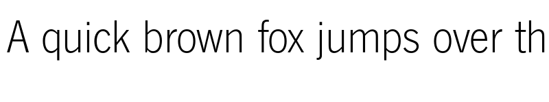 Preview of FONTSPRING DEMO - NewsGotLig Regular font