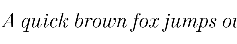 Preview of FONTSPRING DEMO - NewStandard Italic font