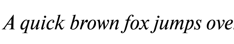 Preview of FONTSPRING DEMO - Newton Italic font