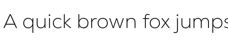 Preview of FONTSPRING DEMO - Nexa Text Extra Light Regular font