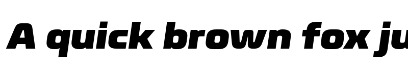 Preview of FONTSPRING DEMO - Nicomedia Black Ita Italic font