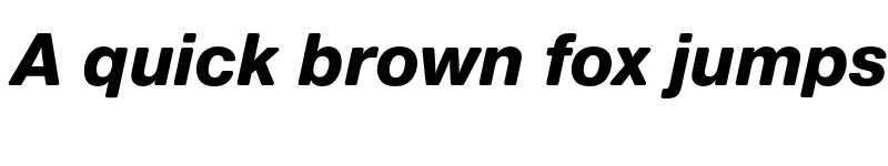 Preview of FONTSPRING DEMO - Nimbus Sans Round Heavy Italic font
