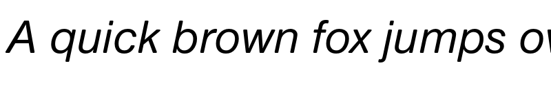 Preview of FONTSPRING DEMO - Nimbus Sans Round Medium Italic font