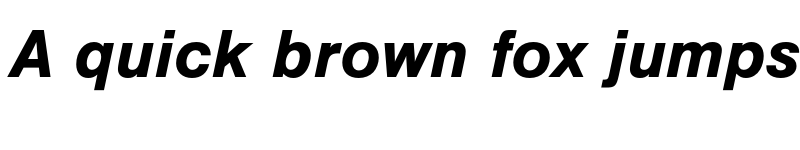 Preview of FONTSPRING DEMO - NimbusSan Bold Italic font