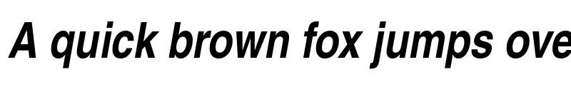 Preview of FONTSPRING DEMO - NimbusSanConL Bold Italic font
