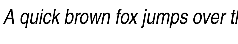 Preview of FONTSPRING DEMO - NimbusSanConL Italic font