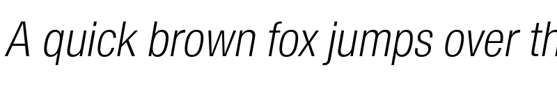 Preview of FONTSPRING DEMO - NimbusSanConLLig Italic font