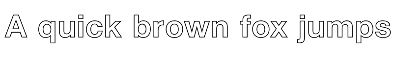 Preview of FONTSPRING DEMO - NimbusSanOutDBol Regular font