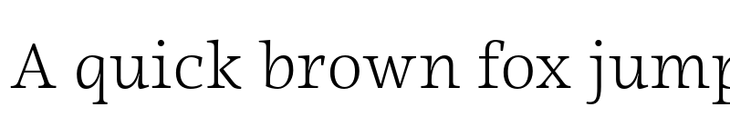 Preview of FONTSPRING DEMO - Ninfa Serif Light Regular font