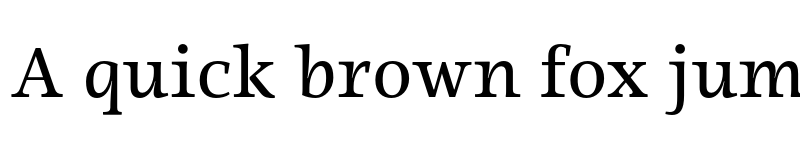 Preview of FONTSPRING DEMO - Ninfa Serif Regular font