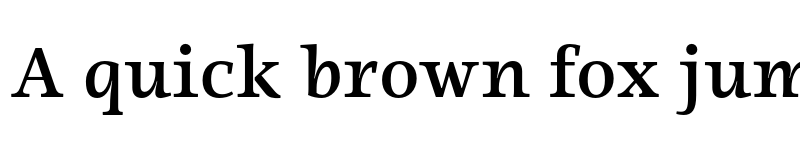 Preview of FONTSPRING DEMO - Ninfa Serif SemiBold Regular font