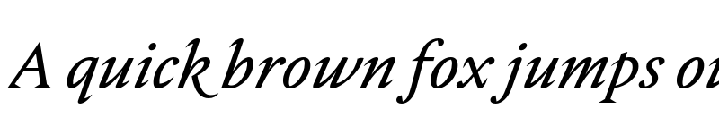 Preview of FONTSPRING DEMO - Nocturne Serif Italic Regular font