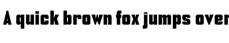 Preview of FONTSPRING DEMO - NoExit Black Condensed Regular font