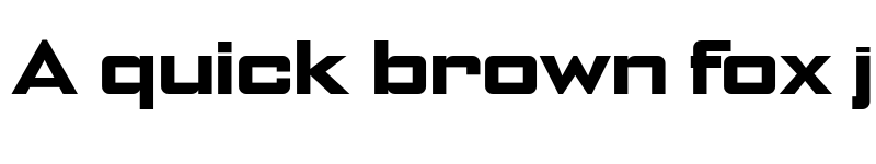 Preview of FONTSPRING DEMO - NoExit Black Expanded Regular font