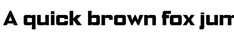 Preview of FONTSPRING DEMO - NoExit Black Regular font