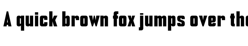 Preview of FONTSPRING DEMO - NoExit Condensed Bold font