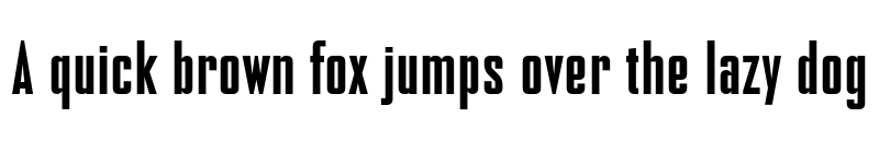 Preview of FONTSPRING DEMO - NoExit Condensed Regular font