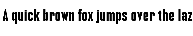 Preview of FONTSPRING DEMO - NoExit Medium Condensed Regular font