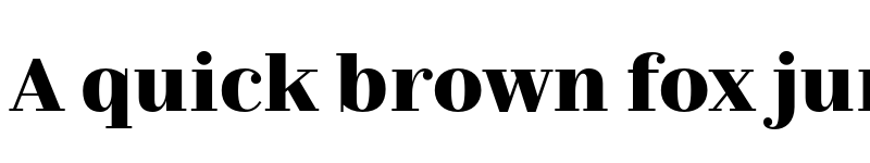 Preview of FONTSPRING DEMO - Nomada Didone Black Regular font