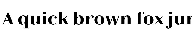 Preview of FONTSPRING DEMO - Nomada Didone Bold font