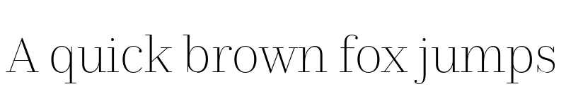 Preview of FONTSPRING DEMO - Nomada Didone Extrathin Regular font