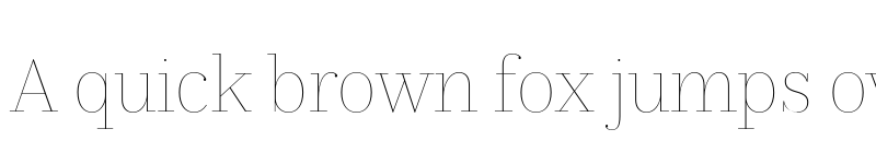 Preview of FONTSPRING DEMO - Nomada Didone Hairline Regular font