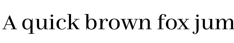 Preview of FONTSPRING DEMO - Nomada Didone Regular font