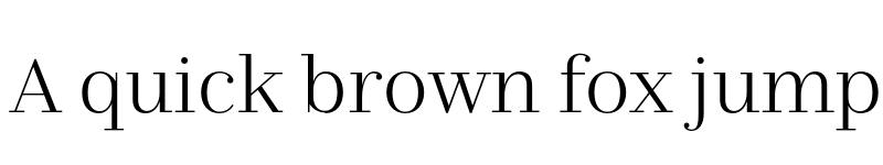 Preview of FONTSPRING DEMO - Nomada Didone Thin Regular font