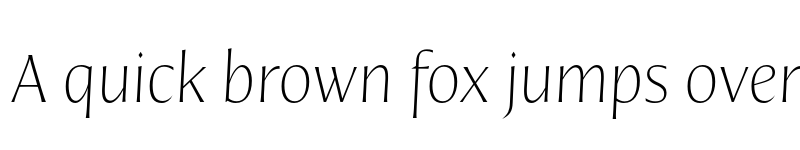 Preview of FONTSPRING DEMO - Nomada Incise Extrathin Italic font