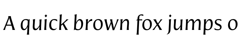 Preview of FONTSPRING DEMO - Nomada Incise Light Italic font