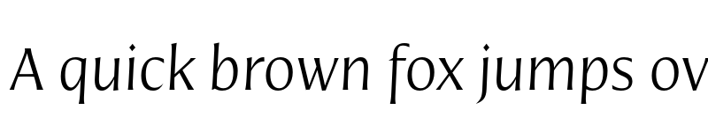 Preview of FONTSPRING DEMO - Nomada Incise Thin Italic font